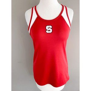 NC State State Wolfpack Red Racerback Athletic Tank Top Medium Pro Edge
